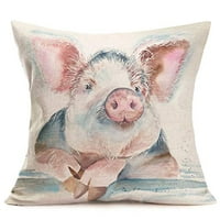 Easternproject Flower Leaves Animal Pillow Covers 18x18 Inch Cute Baby Pig Farmhouse Spring Decorative Throw Pillow Cases Cotton Linen Home Kids Room Sofa Couch Decor Cushion Cover Easternproject Flower Leaves Animal Pillow Covers 18x18 Inch Cute Baby Pig Farmhouse Spring Decorative Throw Pillow Cases Cotton Linen Home Kids Room Sofa Couch Decor Cushion Cover